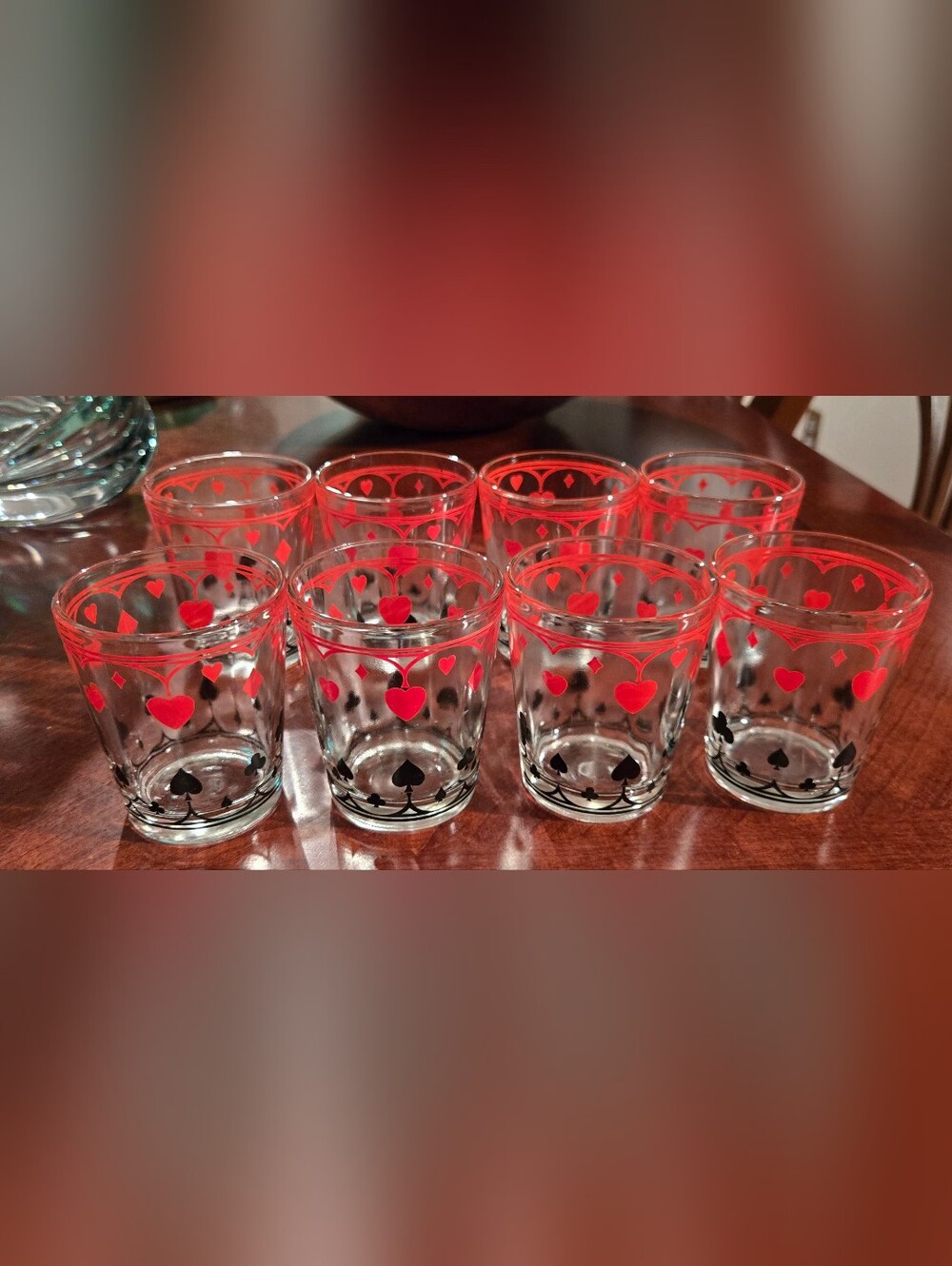 1 Vintage Schwartz Mustard Glass Poker Glass Trailer Park Boys Sold Imdividually